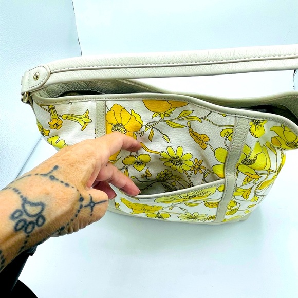 ISAAC MIZRAHI 👍DEAL DEAL DEAL famous designer LEATHER BRIGHT AND BEAUTIFUL 🤩BAG - Picture 13 of 17